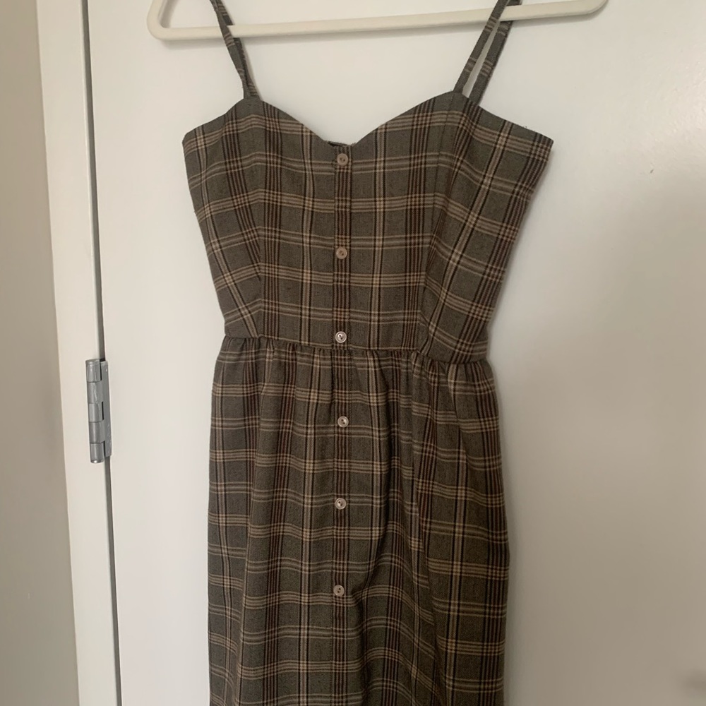 Urban Outfitters Plaid mini dress Small